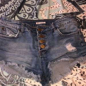 Billabong high waisted jean short